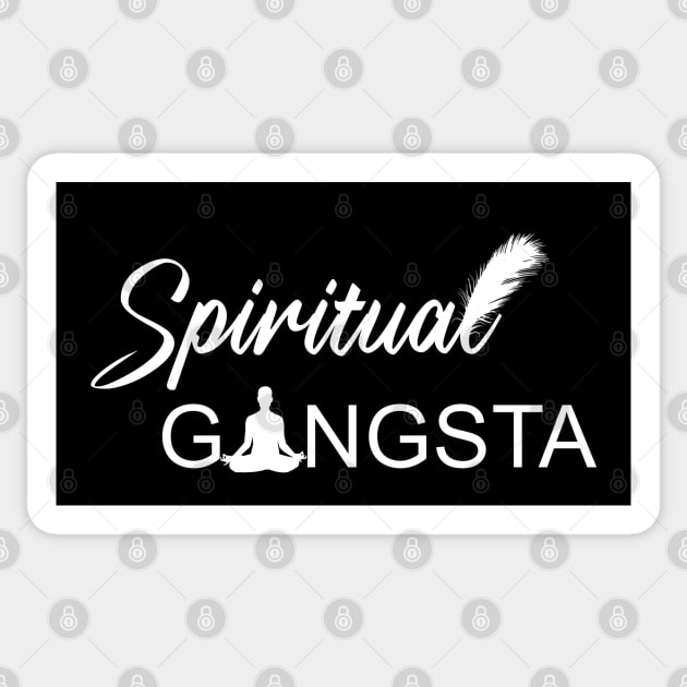 Spiritual Gangsta Sticker by Bluepress